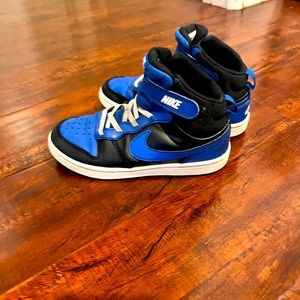 Nike courts  Borough black and blue high